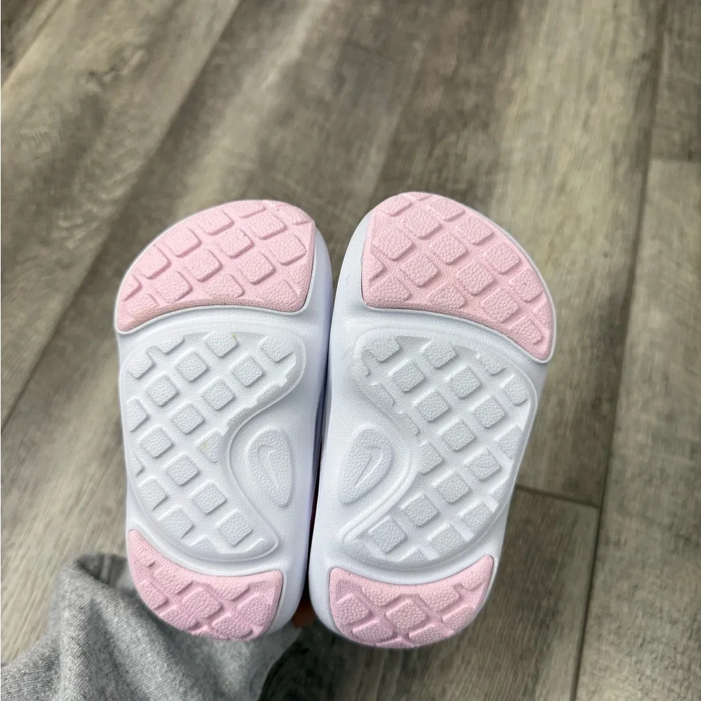 Nike Kids‎ Pink Aqua Swoosh Shoes